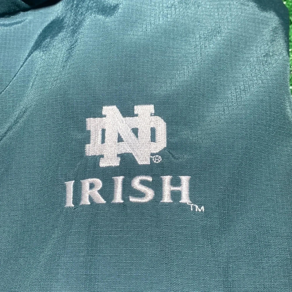 Mens Vintage Notre Dame Gear for Sports quarter zip pullover. Size XL.